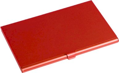 Etui za posjetnice, alu, crveni