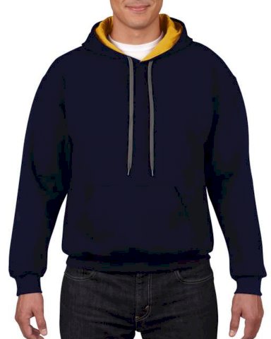 Majica, DR, hooded pullover, 279gr, Tamno plava/zlatna, POKLON UZ NARUDŽBU - NIJE NA PRODAJU!