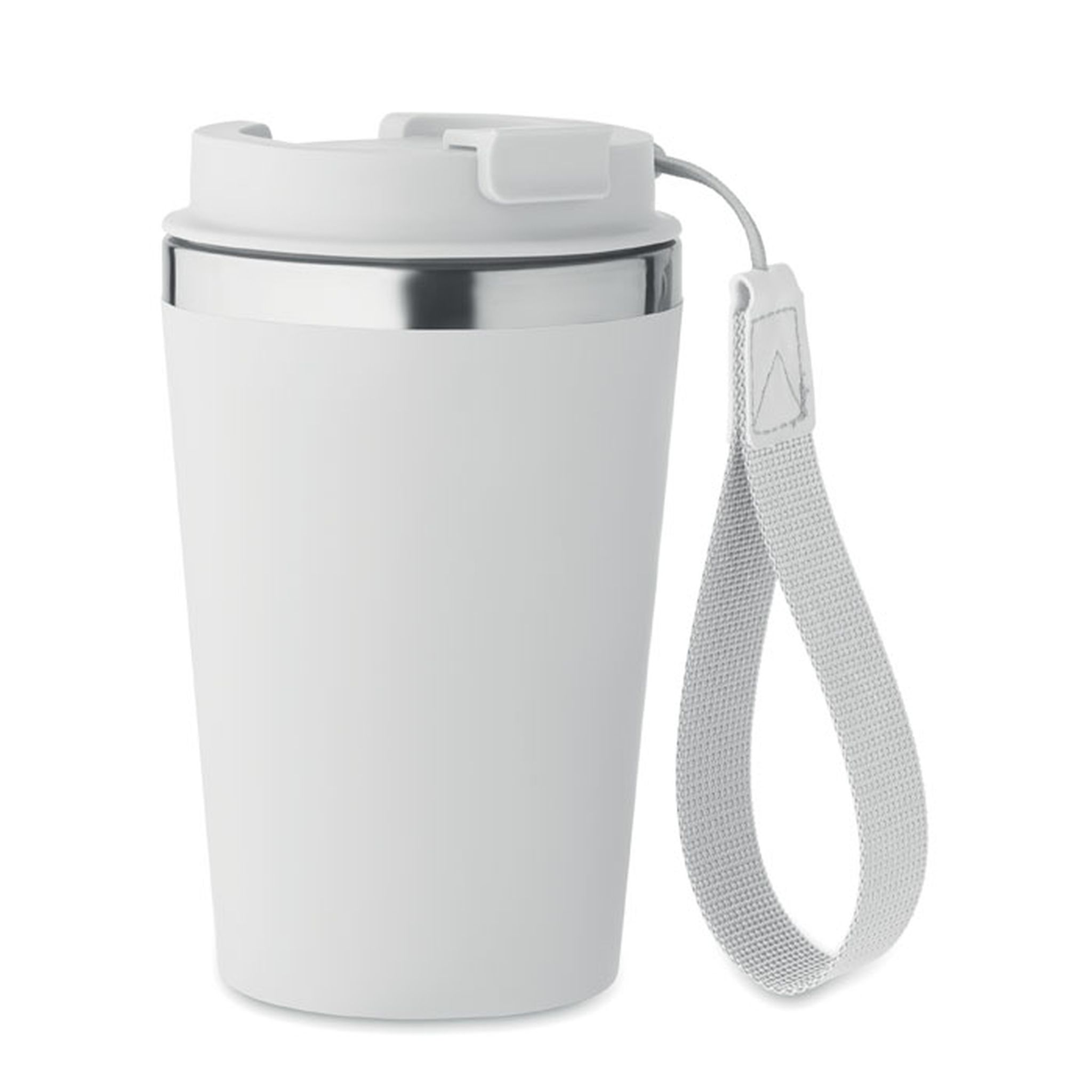 Termo šalica s duplim stijenkama, 350 ml, bijela