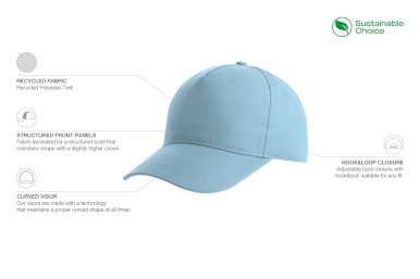 Kapa, Kid Recy Five, dječja, 5 panela, svjetlo plava