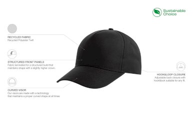 Kapa, Kid Recy Five, dječja, 5 panela, crna