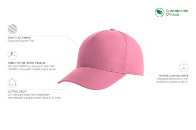 Kapa, Kid Recy Five, dječja, 5 panela, roza