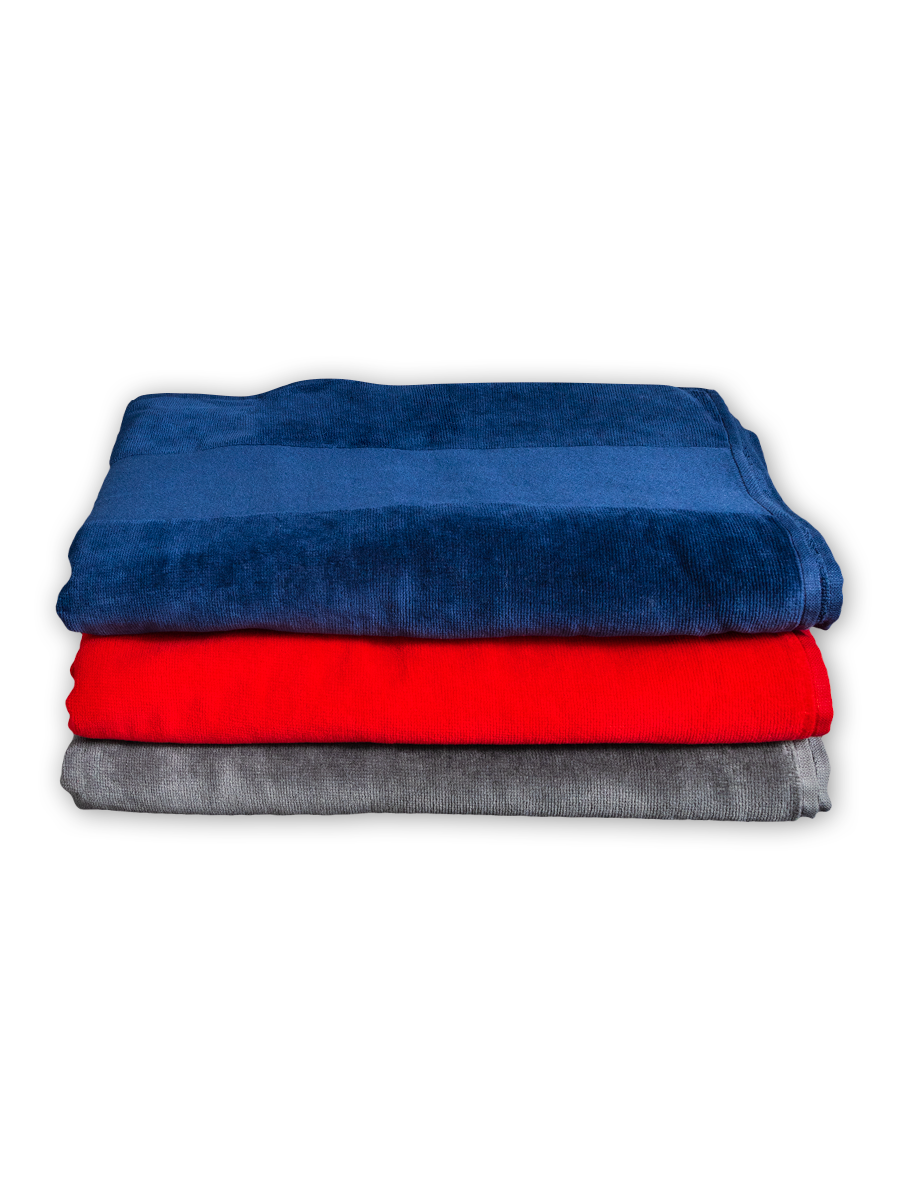 Ručnik za plažu, 500 gr, frotir-velur, 75x160, tamno plavi (promotivna cijena)