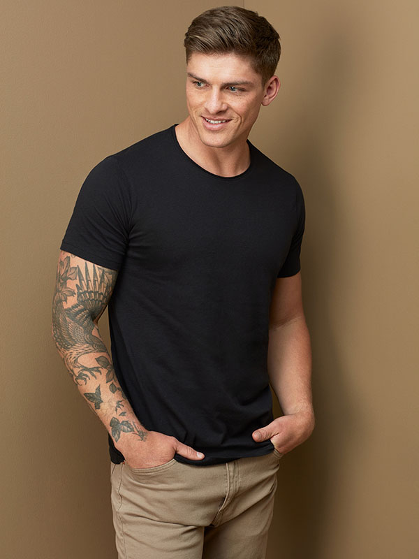 Majica, okrugli izrez, muška, KR, češljani pamuk, 105gr