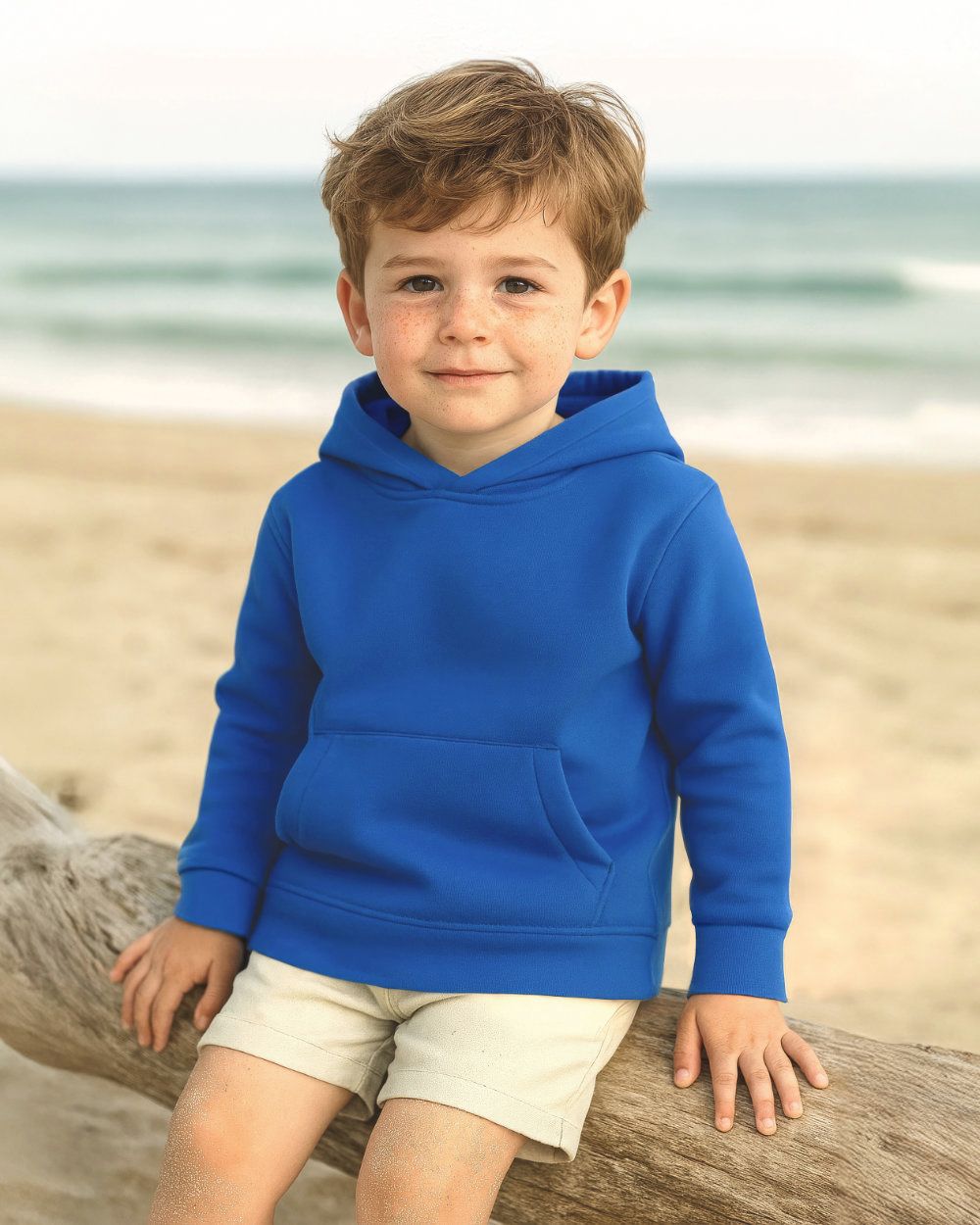 Pulover, DR, dječji, Classic, s kapuljačom, 280 gr, bijeli