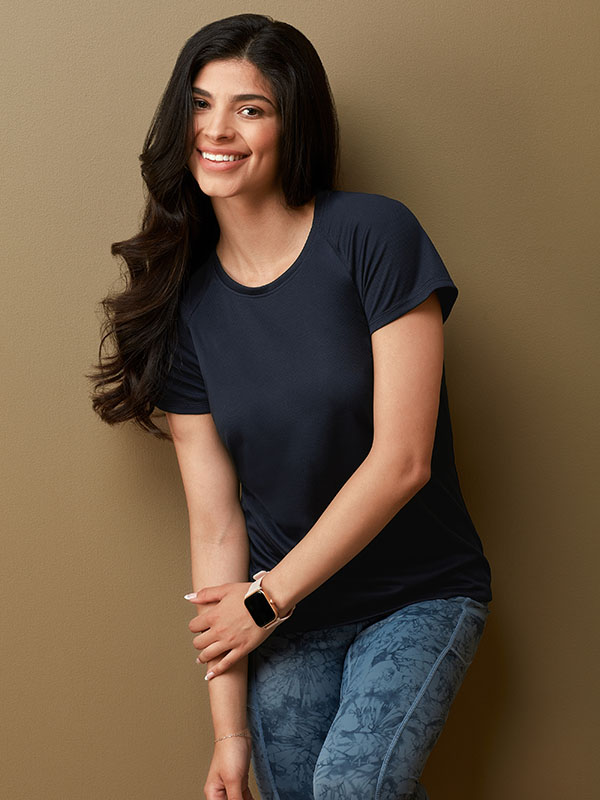 Majica, KR, Active Raglan Women, Crew neck, 140gr