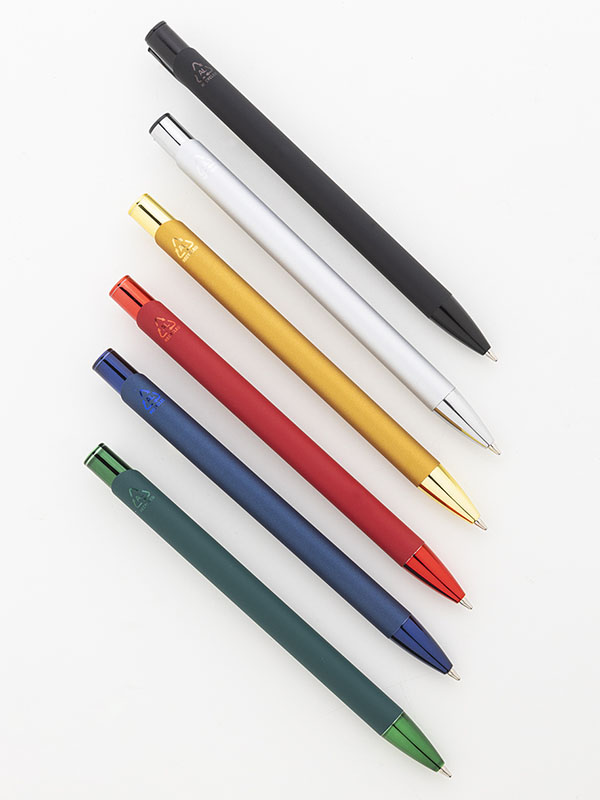 Kem. olovka, Anisa, rec. aluminij, gumirana, plava tinta