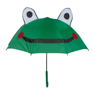 Dječji kišobran, žaba, zeleni