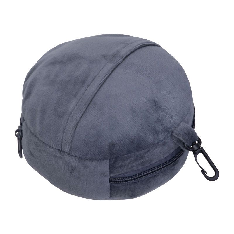 Maska za spavanje i jastuk, siva