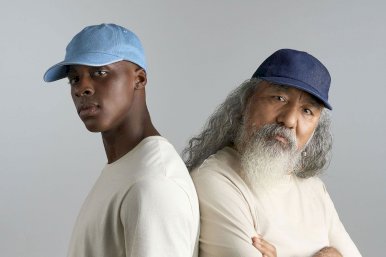 Kapa šilterica, IRAYA, 5 panela, sa kopčom, traper