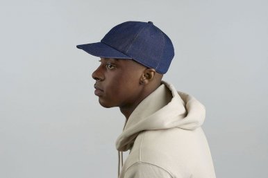 Kapa šilterica, IRAYA, 5 panela, sa kopčom, traper