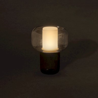 Lampa, LED, USB punjenje, sa zvučnikom 10W, crna