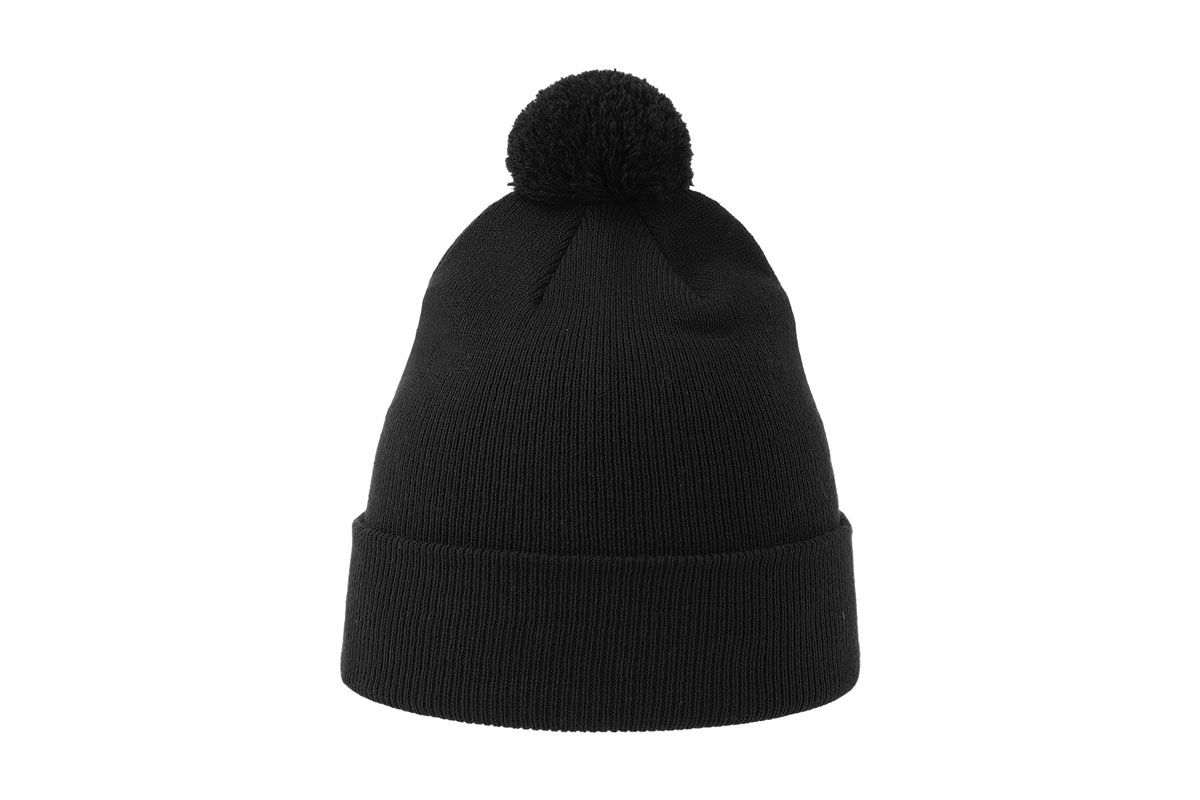 Kapa, Wind-S, dječja, pletena s coflekom, crna