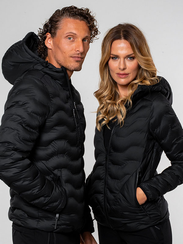 Jakna Cogne, muška, prošivena, s kapuljačom