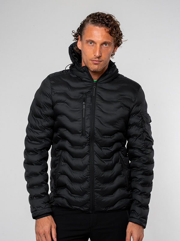 Jakna Cogne, muška, prošivena, s kapuljačom