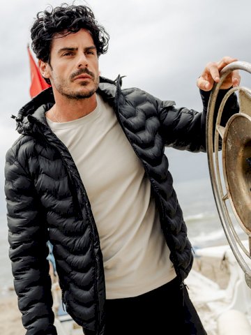 Jakna Cogne, muška, prošivena, s kapuljačom