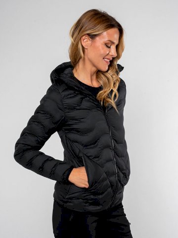 Jakna Cogne, ženska, prošivena, s kapuljačom