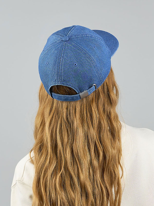 Kapa šilterica, IRAYA, 5 panela, sa kopčom, traper