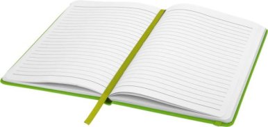 Notes A5 s gumicom i linijama, 192 stranica, svijetlo zeleni