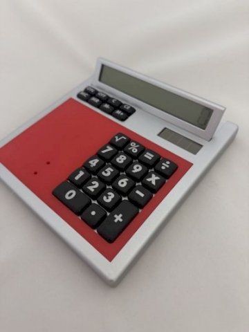 Kalkulator, Own design, peronaliziran po želji kupca, crveni, POKLON UZ NARUDŽBU, NIJE NA PRODAJU!