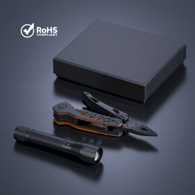 Multitool i punjiva svjetiljka 750mAh, Optima, narančasti