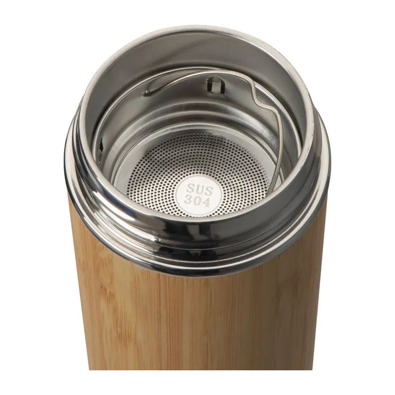 Termo boca sa cjedilom za čaj, nehrđajući čelik, 350ml, natur