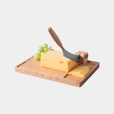 Set za rezanje sira, Boska Lumberjack Amigo, smeđi