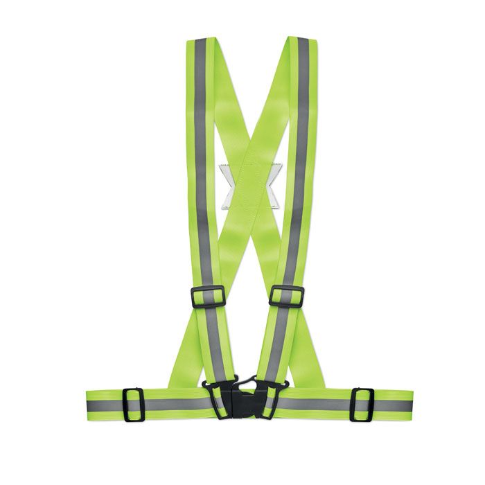 Reflektirajuči tregeri, podesivi, neon green