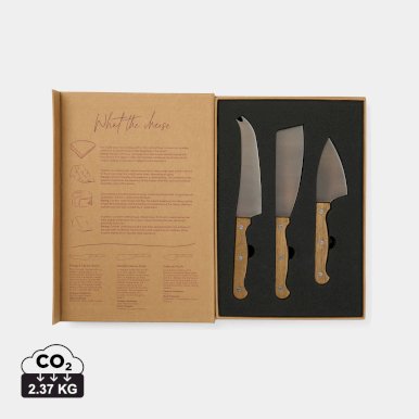 VINGA Story of cheese set, smeđi