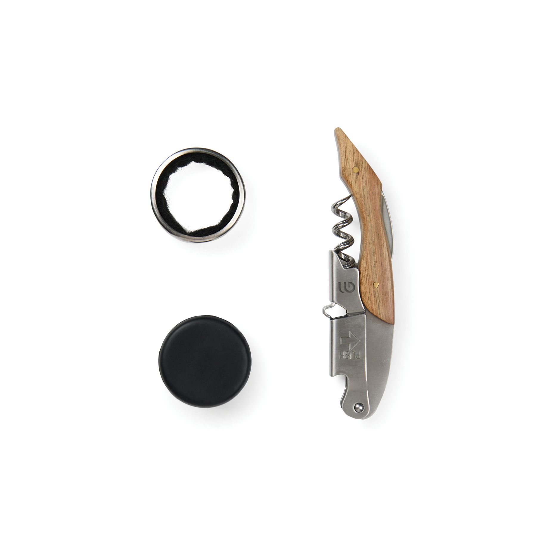 VINGA Story of wine set, off white