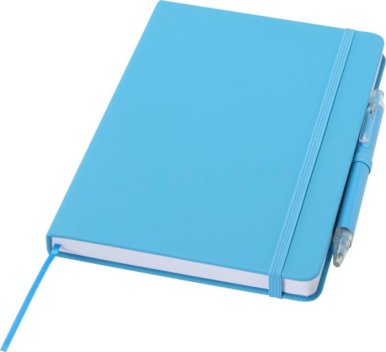 Notes A5, Spectrum, s gumicom i kemijskom, 192 stranica, svjetlo plavi