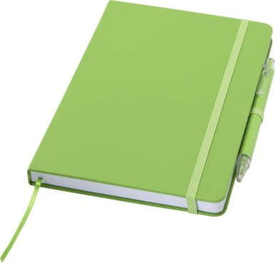 Notes A5, Spectrum, s gumicom i kemijskom, 192 stranica, lime