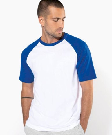 Majica, KR, muška, Kariban, Baseball T-shirt, 165g