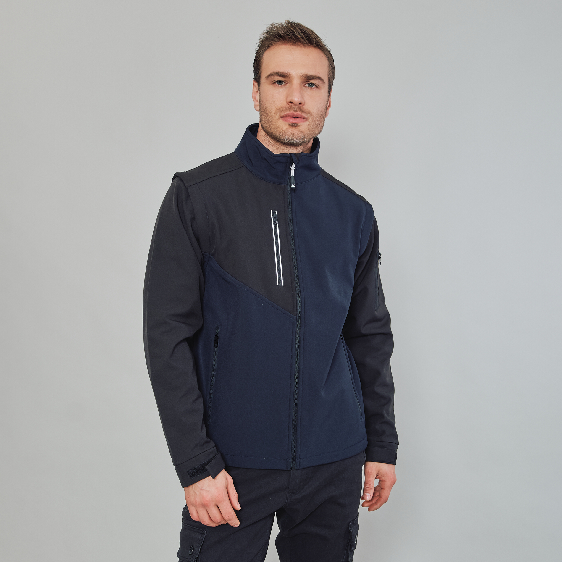 Jakna, softshell, vodootporna, 95% poliester, 5% elastin, muška, Canazei, 320gr