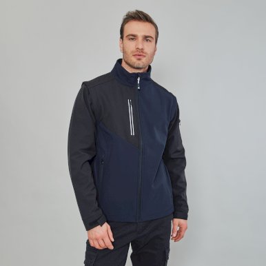 Jakna, softshell, vodootporna, 95% poliester, 5% elastin, muška, Canazei, 320gr